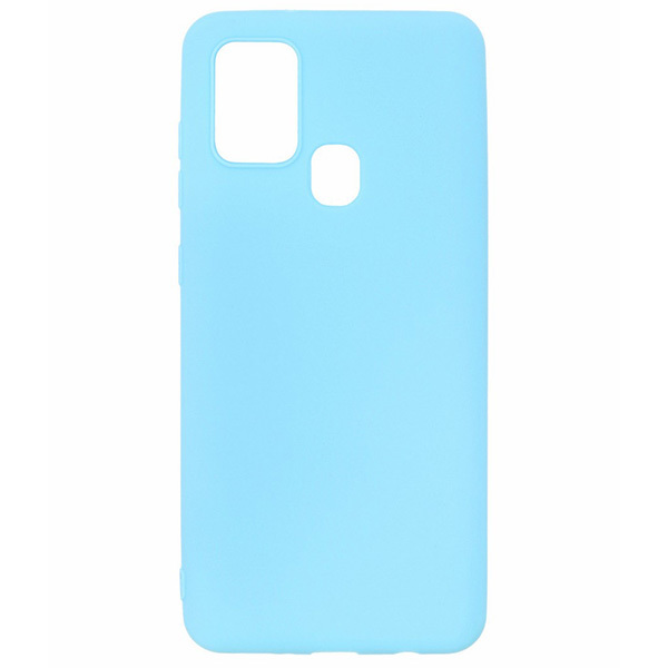 

Силиконовый чехол для Samsung Galaxy A21s Soft Matte Голубой