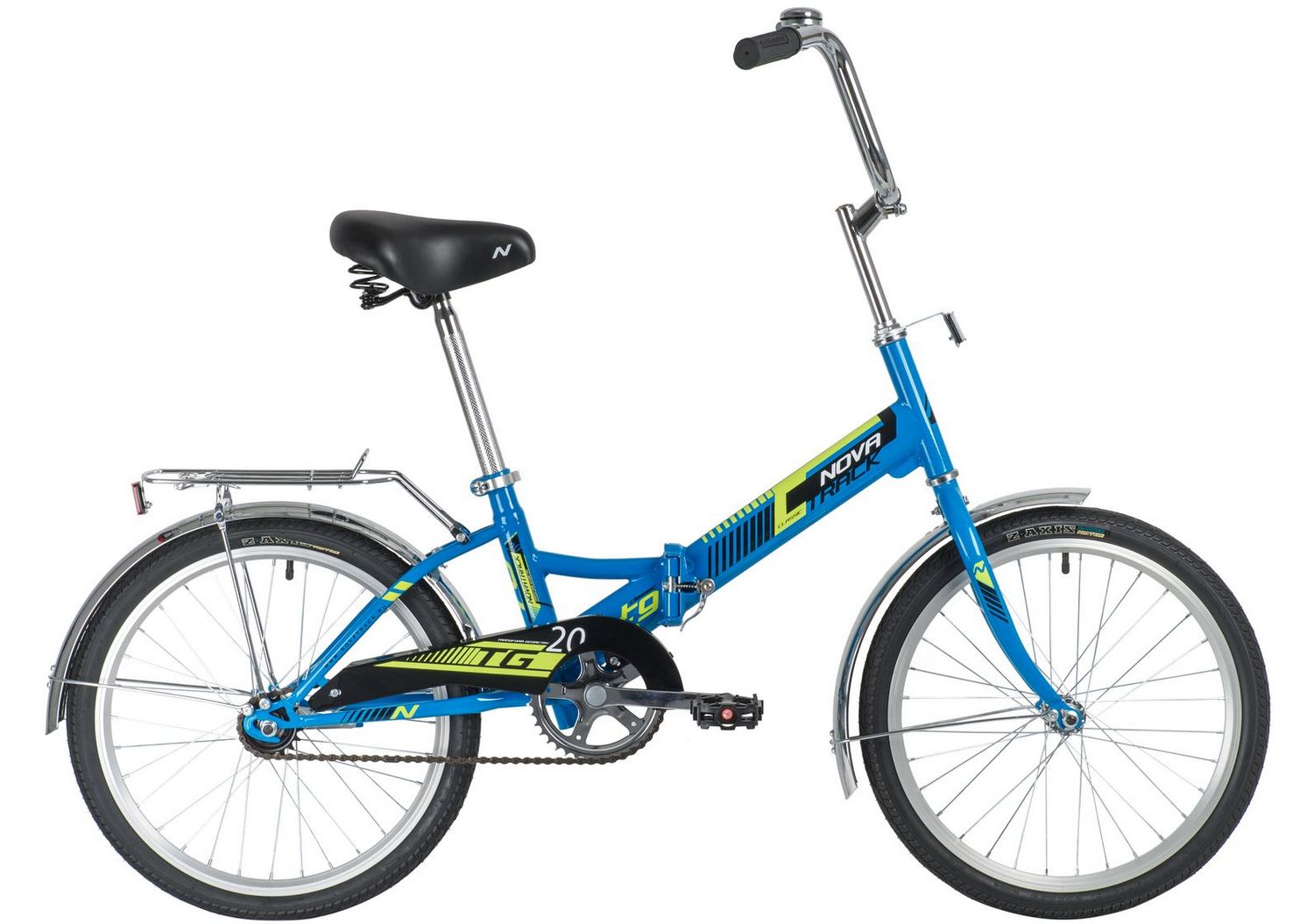 фото Novatrack велосипед складные tg-20 classic 1sp., год 2020 , цвет синий