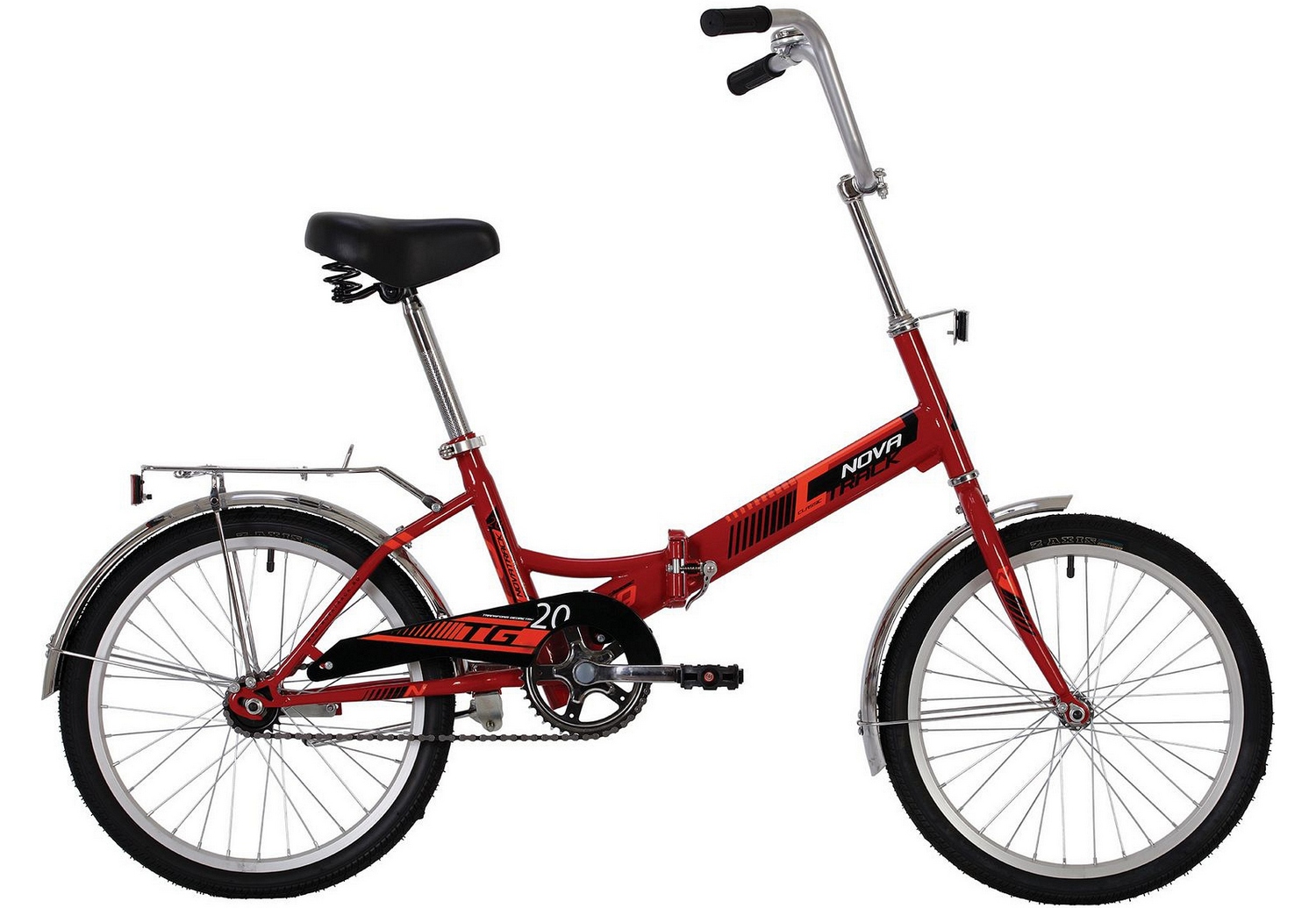 Велосипед Novatrack TG-20 Classic 1sp 2020 One Size красный