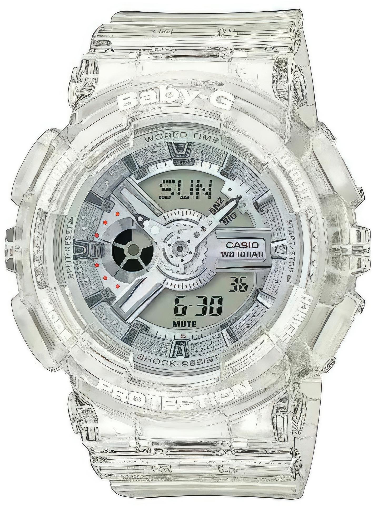 

Наручные часы женские Casio BA-110CR-7A, BA-110CR-7A