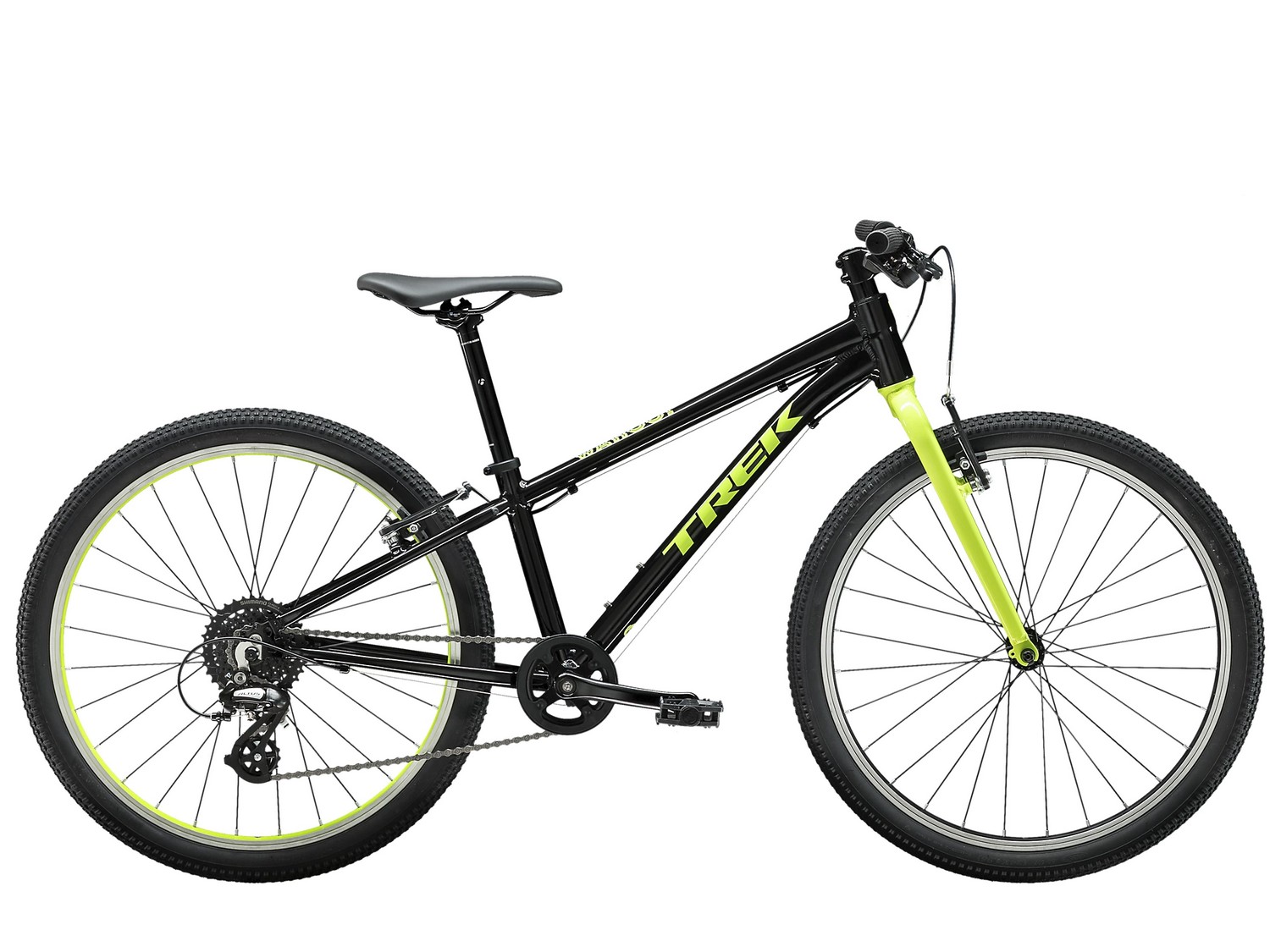 фото Trek велосипед подростковые wahoo 24, год 2021 , цвет черный