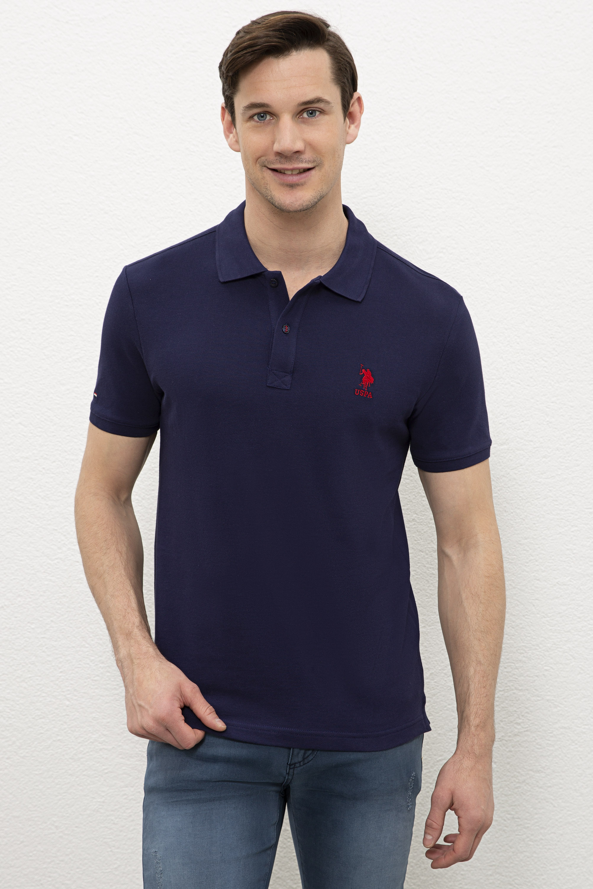 

Футболка-поло мужская G081SZ0110TP04IY021 U.S. POLO Assn. синяя M, G081SZ0110TP04IY021