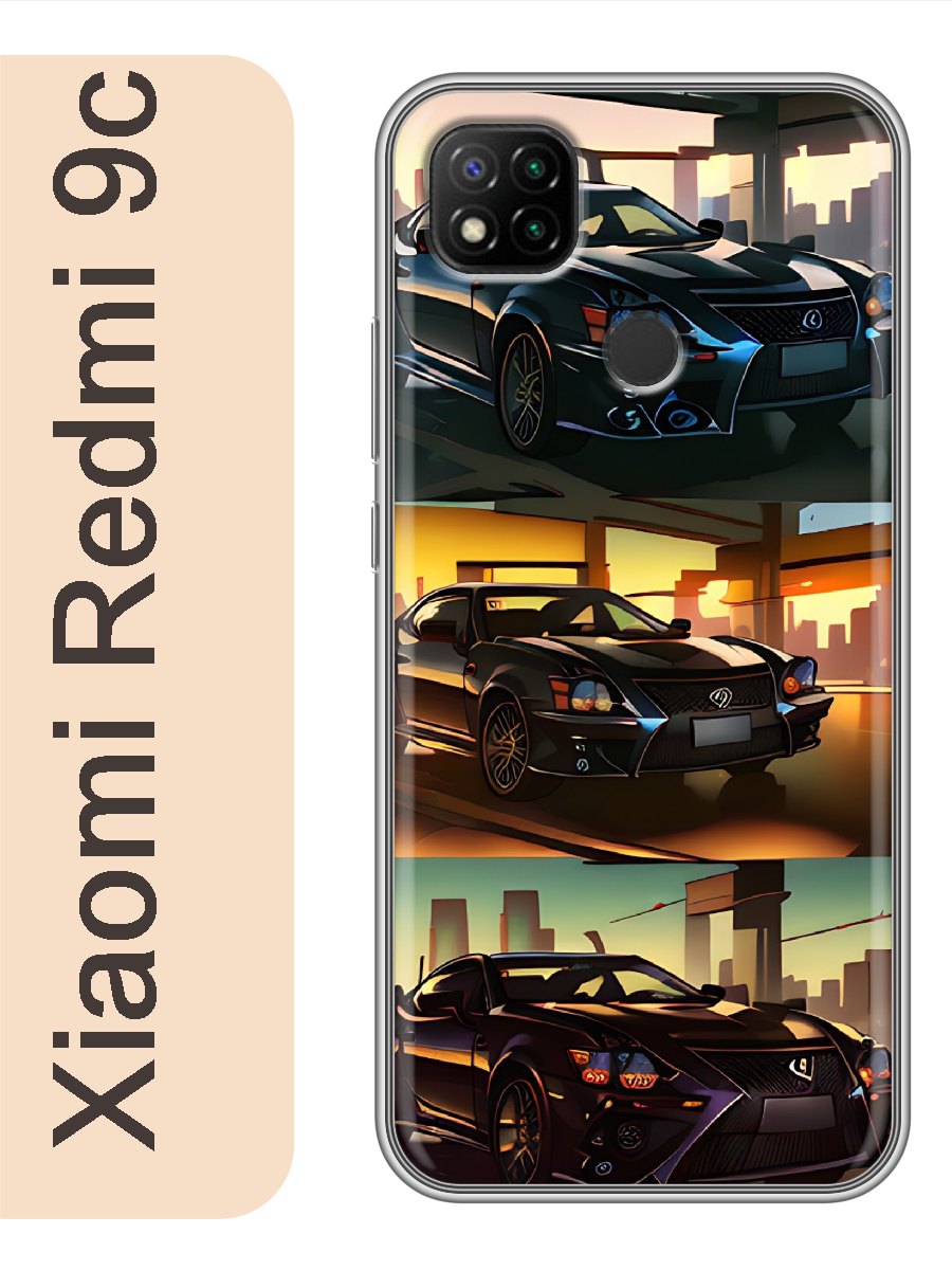 

Чехол на Xiaomi Redmi 9c авто 910, Прозрачный, red9cavto