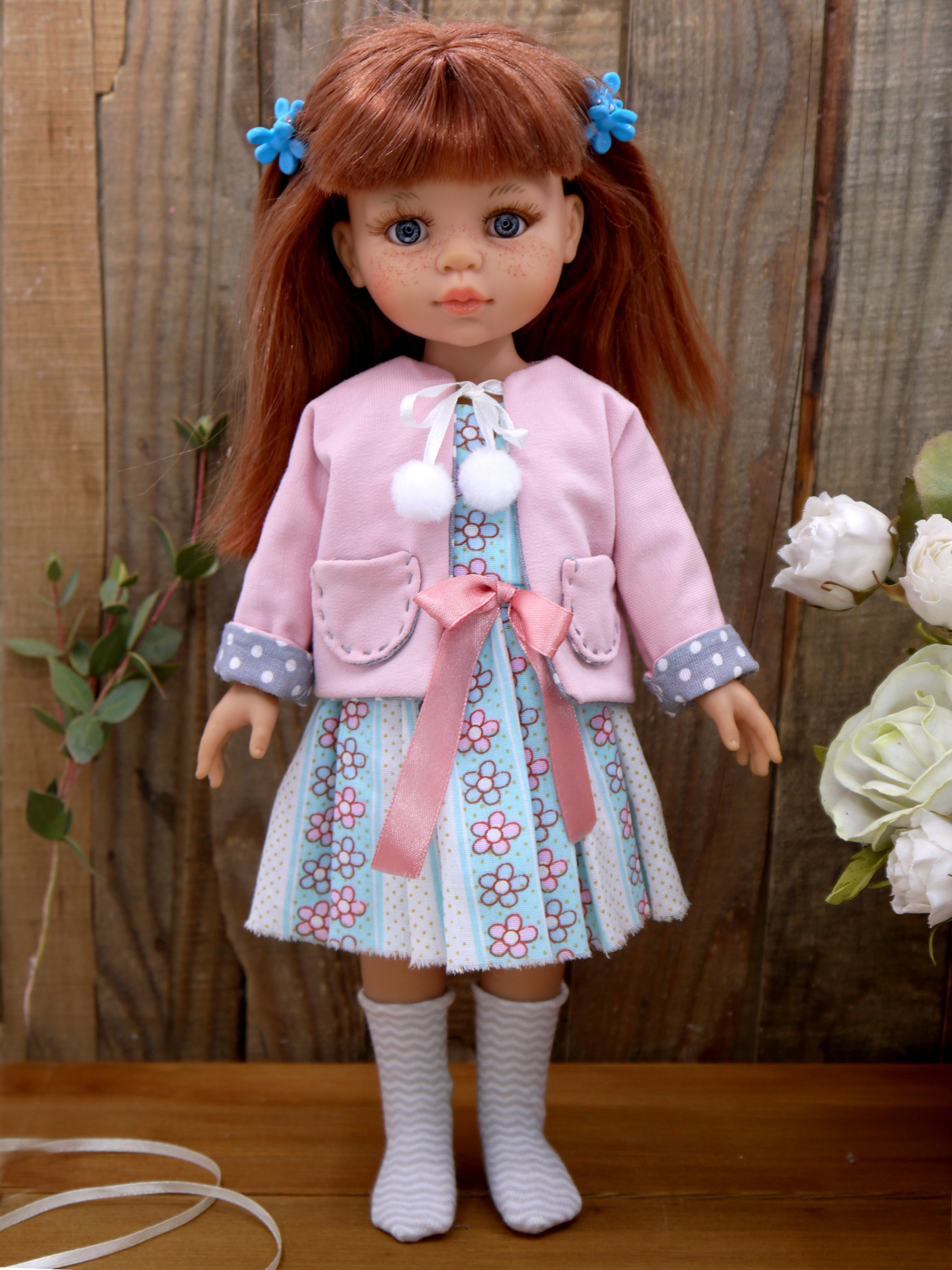 Набор для шитья Куклы-домики, Одежда для куклы Паола Рейна ОД-ПА-01_РОЗ