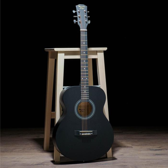 

Music Life Гитара акустическая, цвет черный, 102см