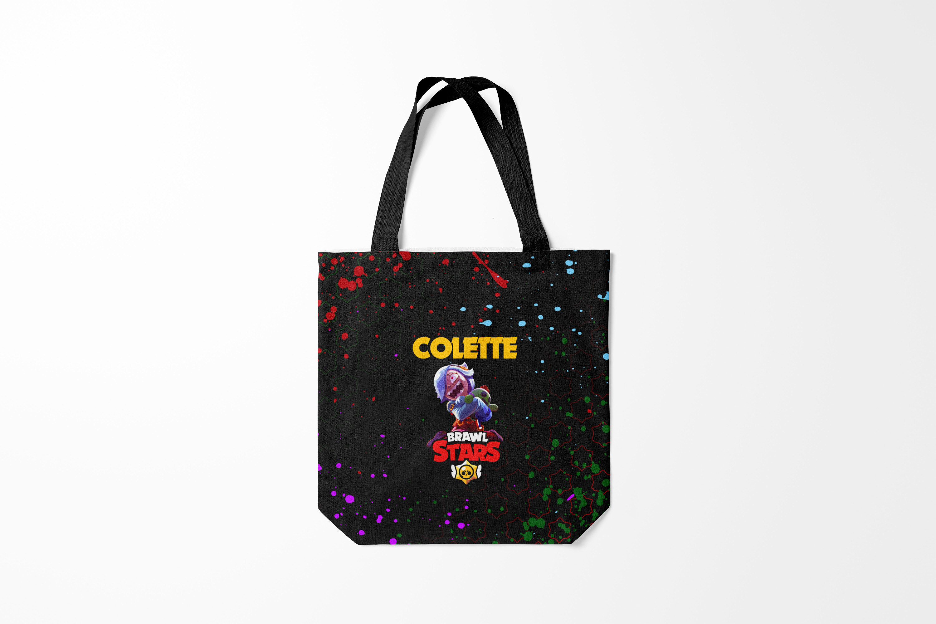 

Сумка шoппер унисекс Burnettie Brawl Stars COLETTE., черный, Brawl Stars COLETTE.