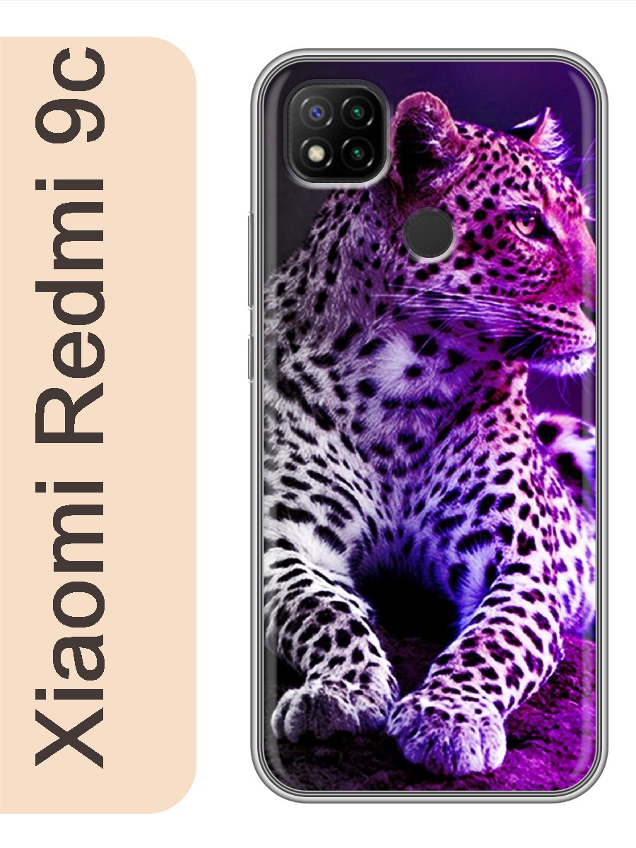 

Чехол на Xiaomi Redmi 9c гепард 886, red9czhiv