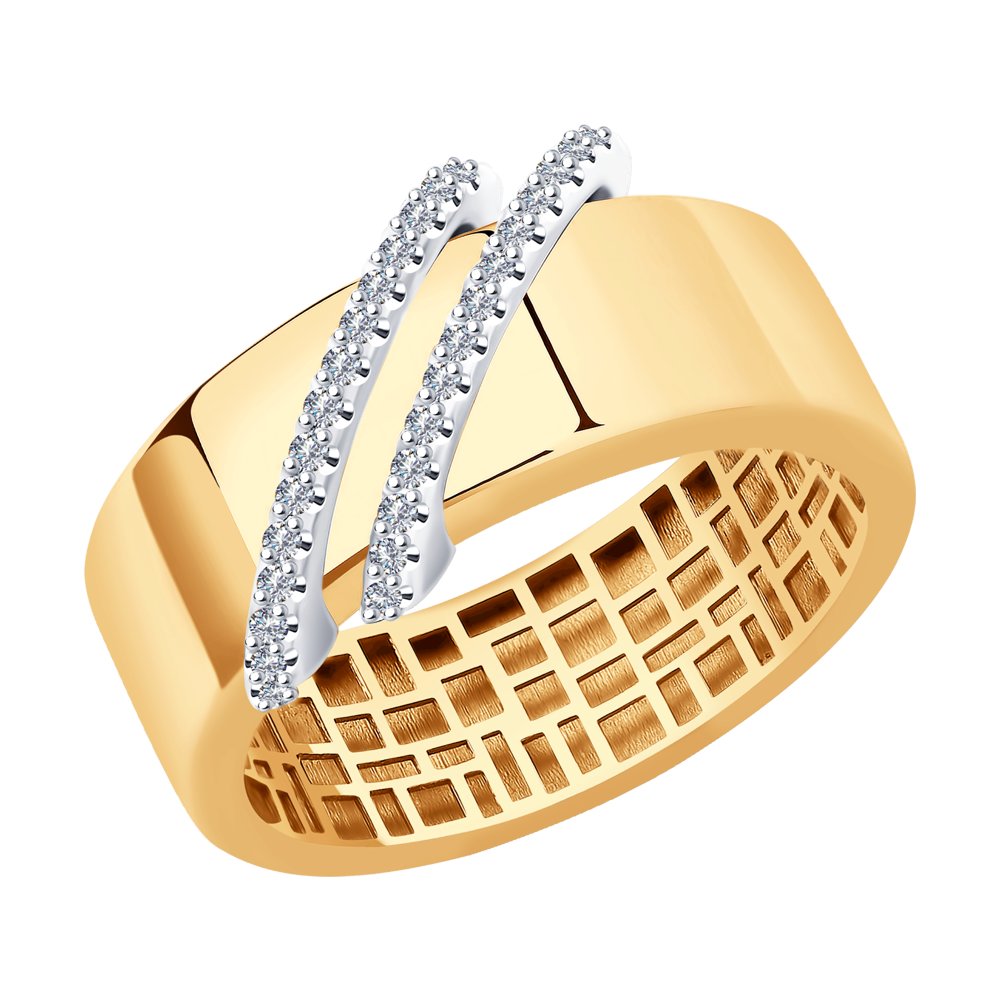 

Кольцо из красного золота с бриллиантом р. 17 SOKOLOV Diamonds 1011975, 1011975