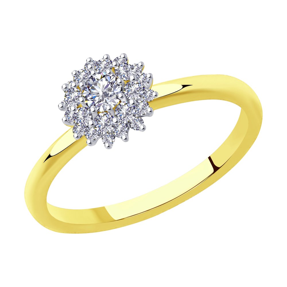 

Кольцо из желтого золота с бриллиантом р. 17,5 SOKOLOV Diamonds 1011929-2, 1011929-2