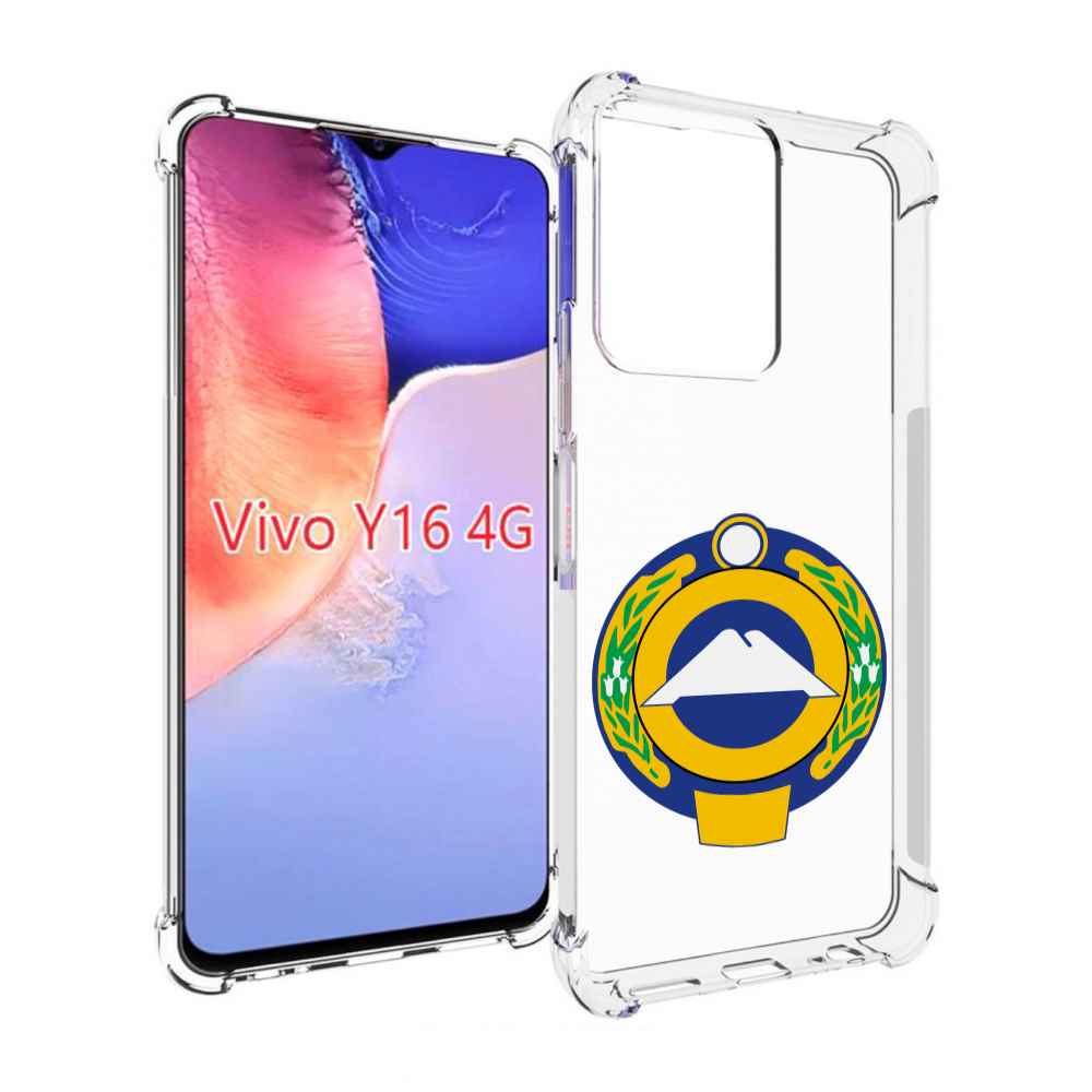 

Чехол MyPads герб-карачаево-черкессия для Vivo Y16 4G/ Vivo Y02S, Прозрачный, Tocco