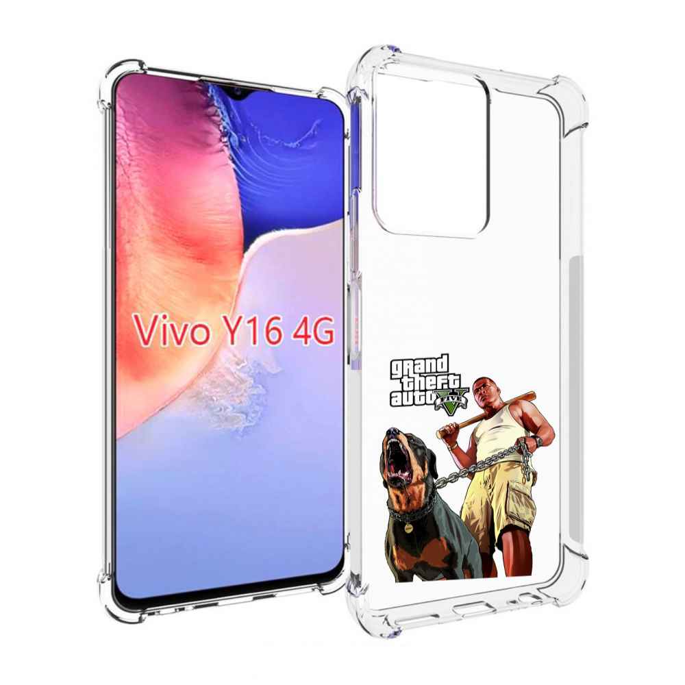 

Чехол MyPads GTA грозная собака для Vivo Y16 4G/ Vivo Y02S, Прозрачный, Tocco