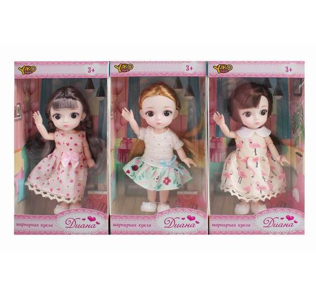 

Шарнирная кукла Диана в летнем наряде, 16,5 см Рыжий кот