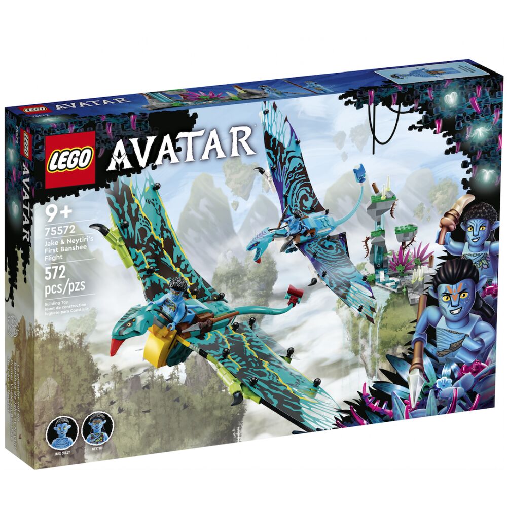 Конструктор LEGO Avatar Джейк и Нейтири: первый полет на Банши 75572 небо полет первый виктюк