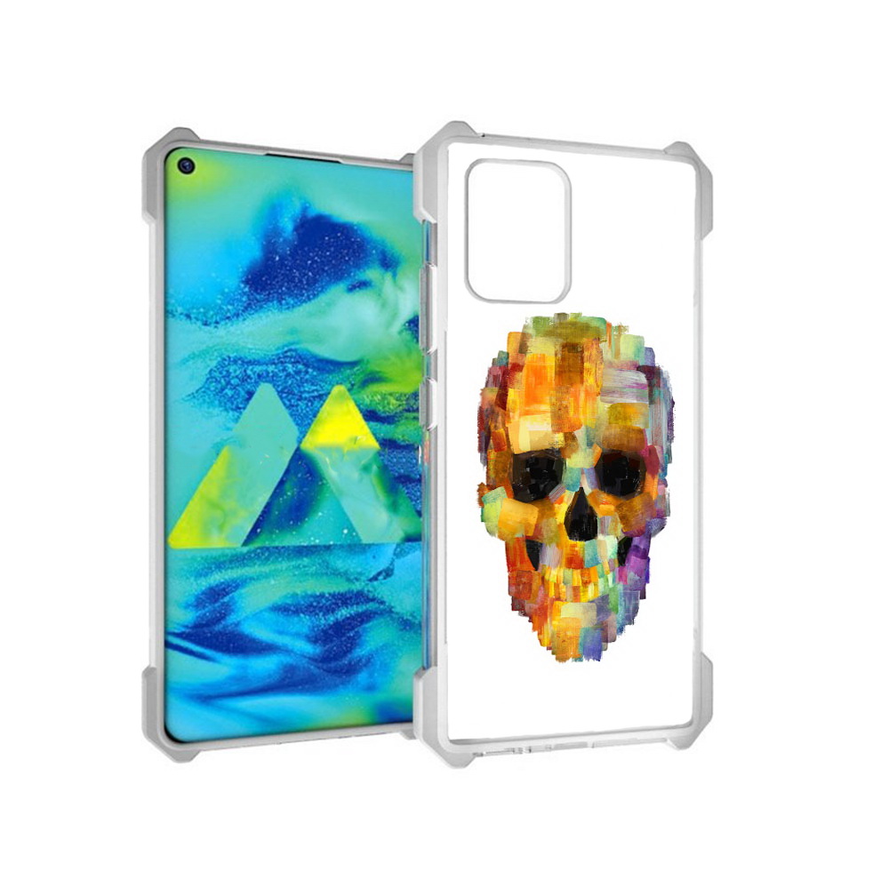 Чехол MyPads Tocco для Samsung Galaxy S10 Lite нарисованный череп (PT143840.502.516)