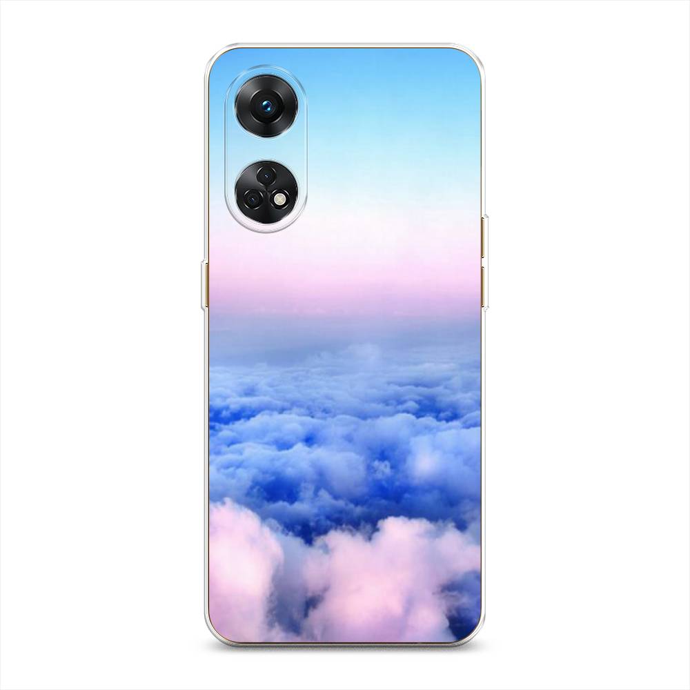 

Чехол Awog на Oppo Reno 8T 4G "Облака", Голубой;розовый, 2513250-4