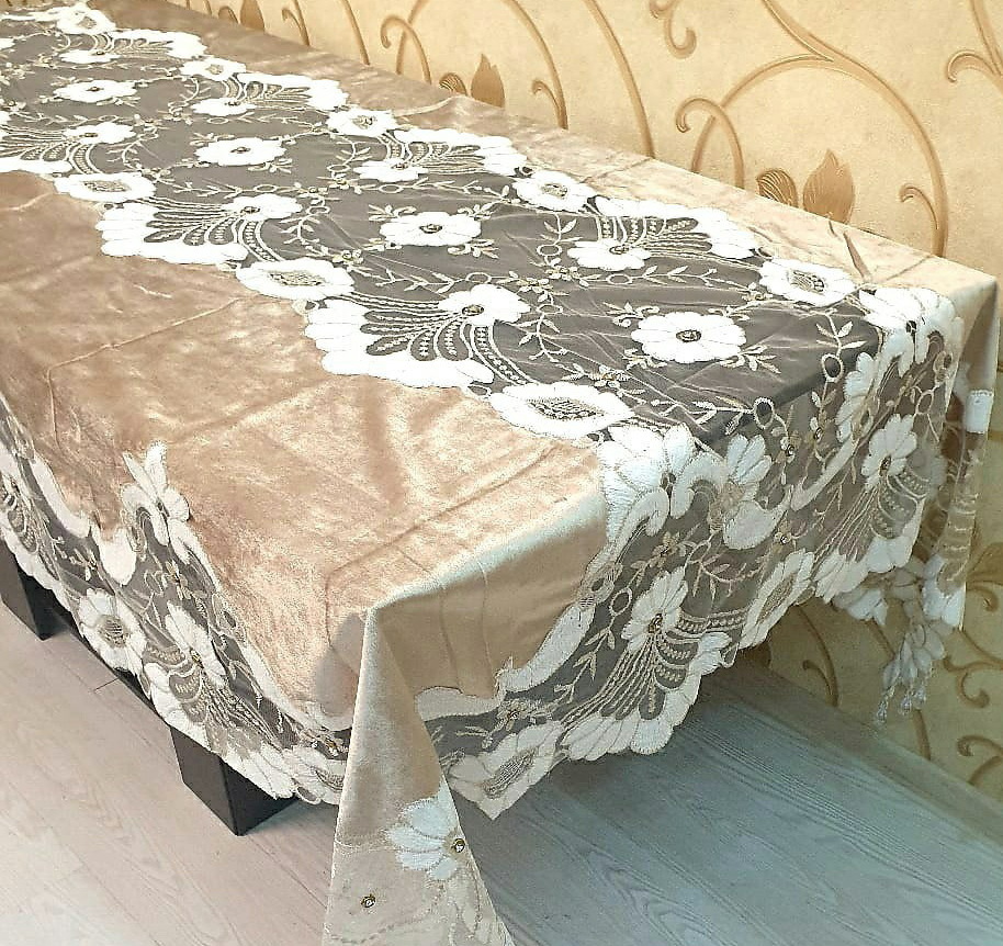 

Скатерть Новогодняя из льна и хлопка, Титан, 150х220 см, 890