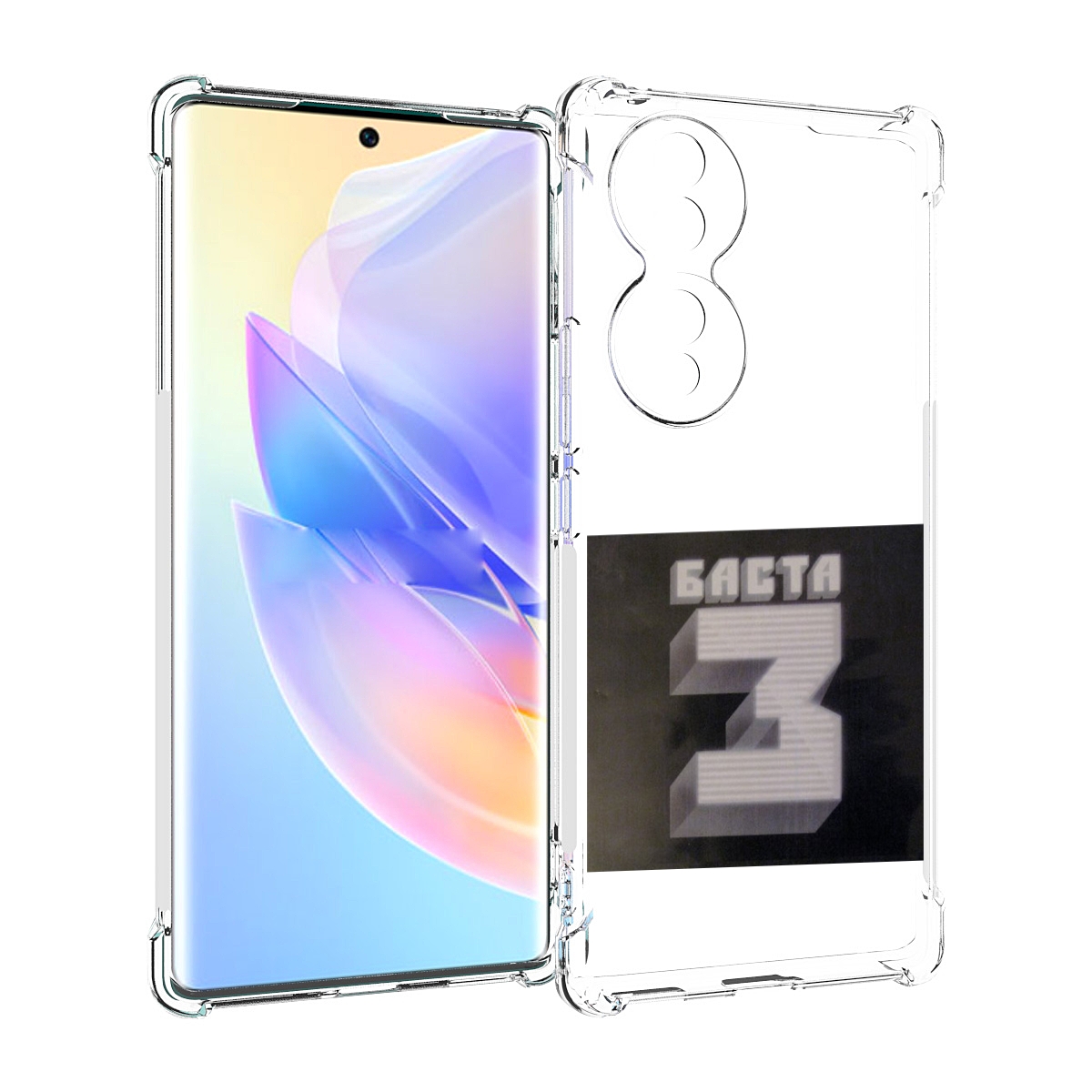 

Чехол MyPads Баста 3 для Honor 70, Прозрачный, Tocco
