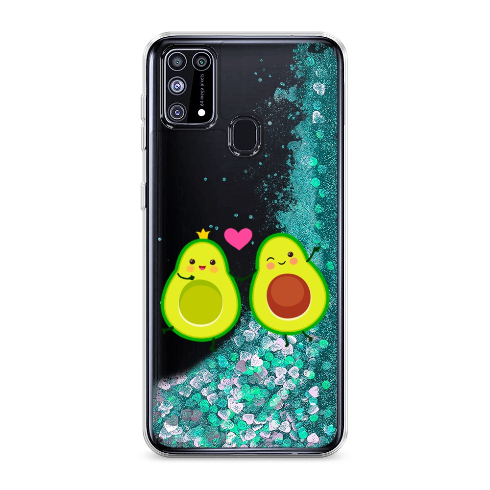 

Жидкий чехол с блестками "Авокадо любят" на Samsung Galaxy M31, 2100795-1