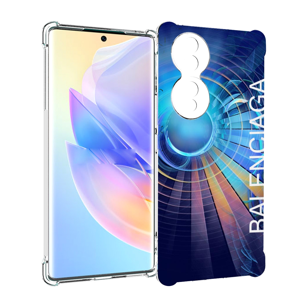 

Чехол MyPads Баленсиага-абстракция для Honor 70, Прозрачный, Tocco