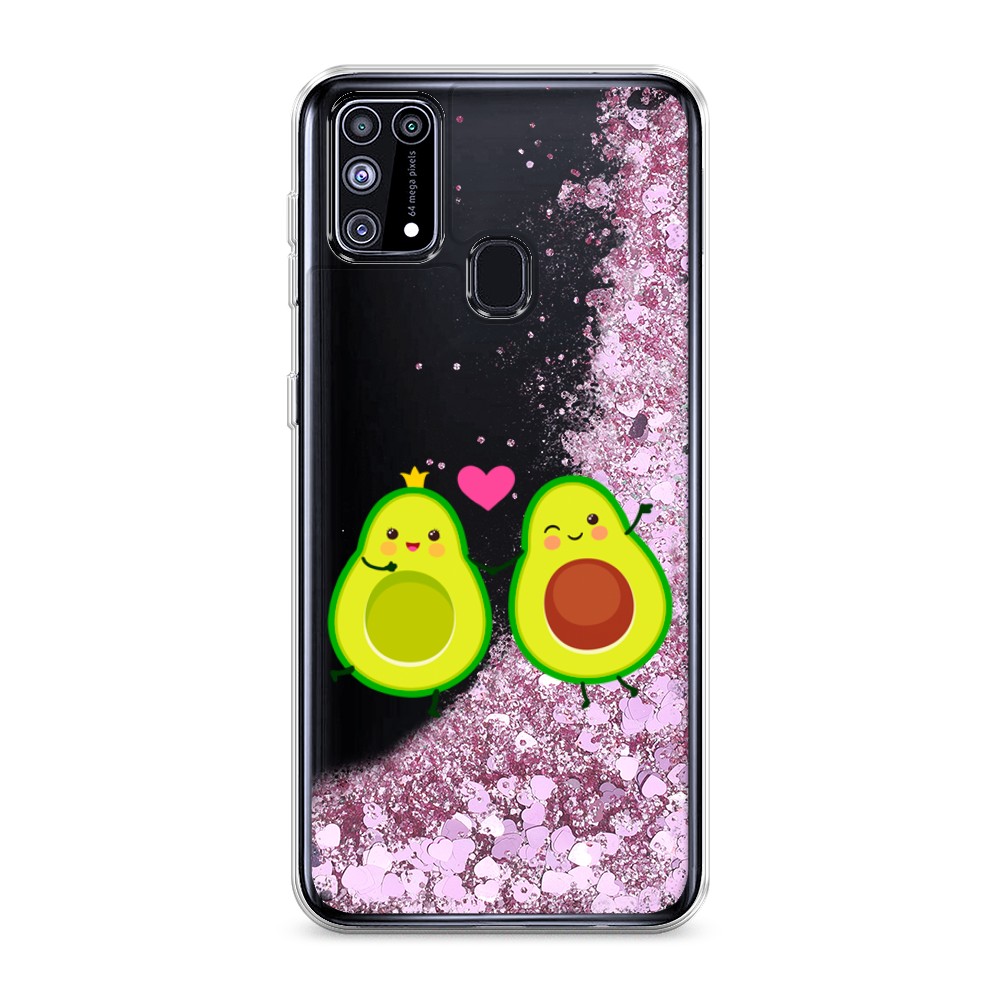 

Жидкий чехол с блестками "Авокадо любят" на Samsung Galaxy M31, 2100794-1