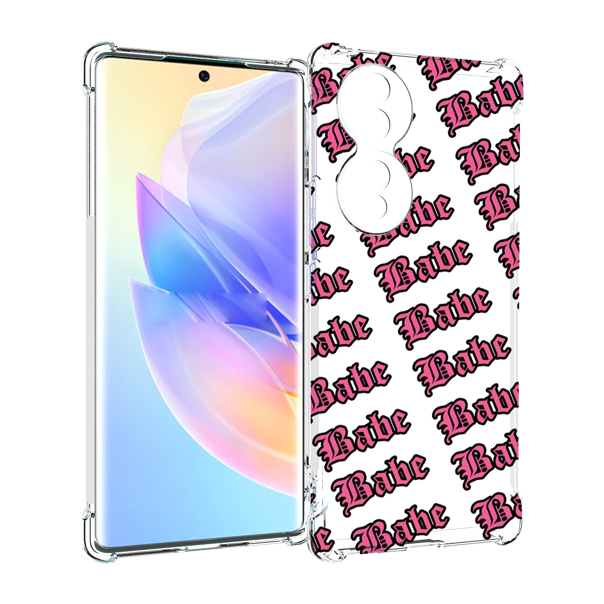 

Чехол MyPads Бабе для Honor 70, Прозрачный, Tocco