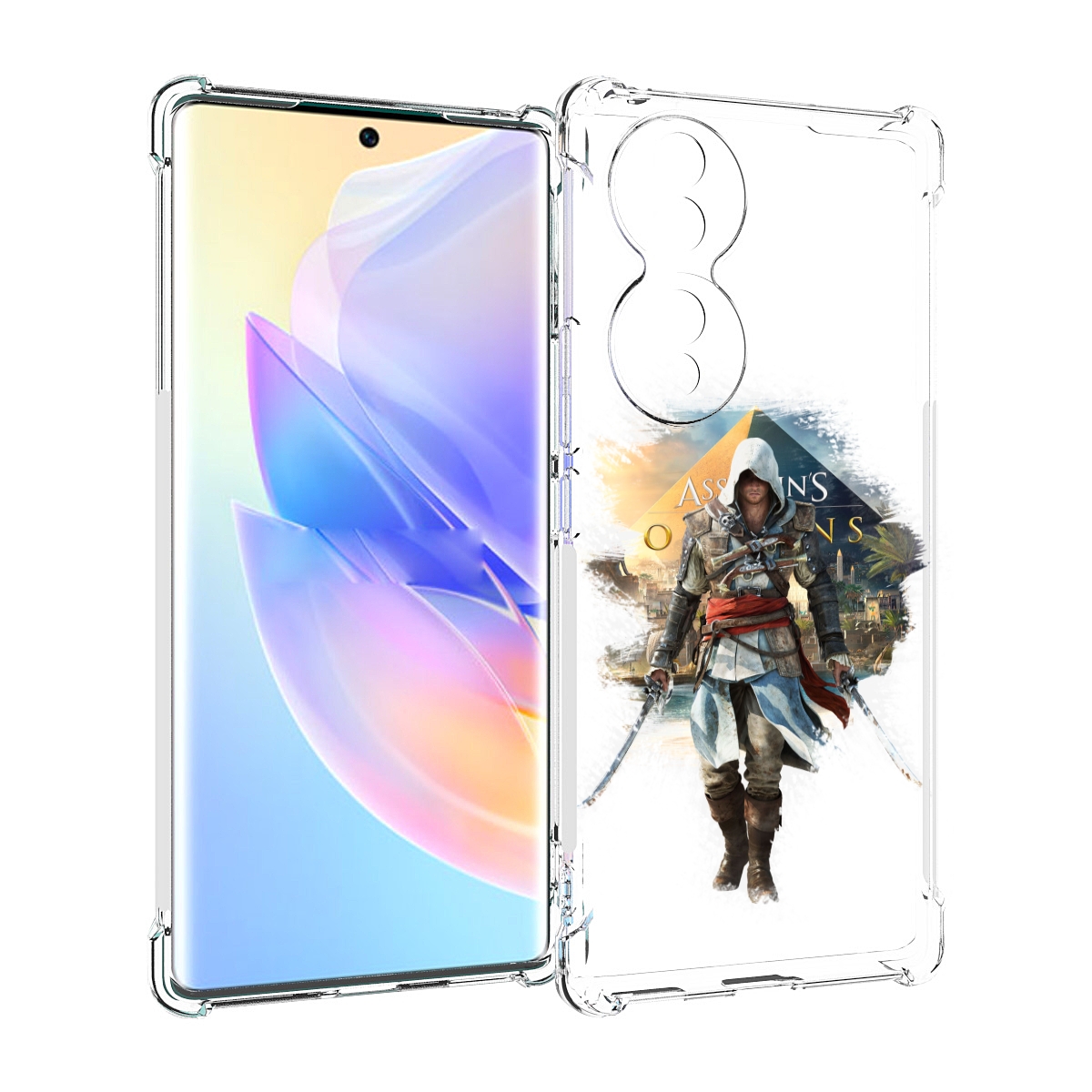 

Чехол MyPads Ассасин для Honor 70, Прозрачный, Tocco