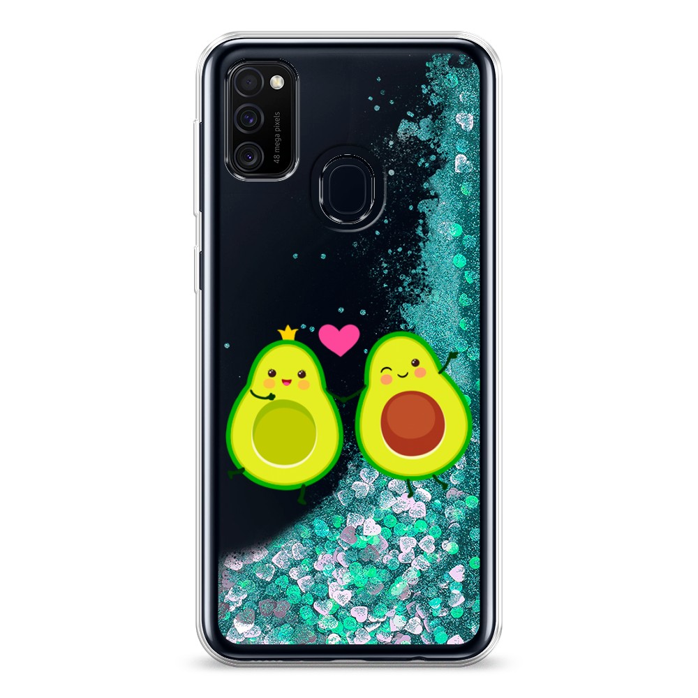 

Жидкий чехол с блестками "Авокадо любят" на Samsung Galaxy M30s, 29895-1