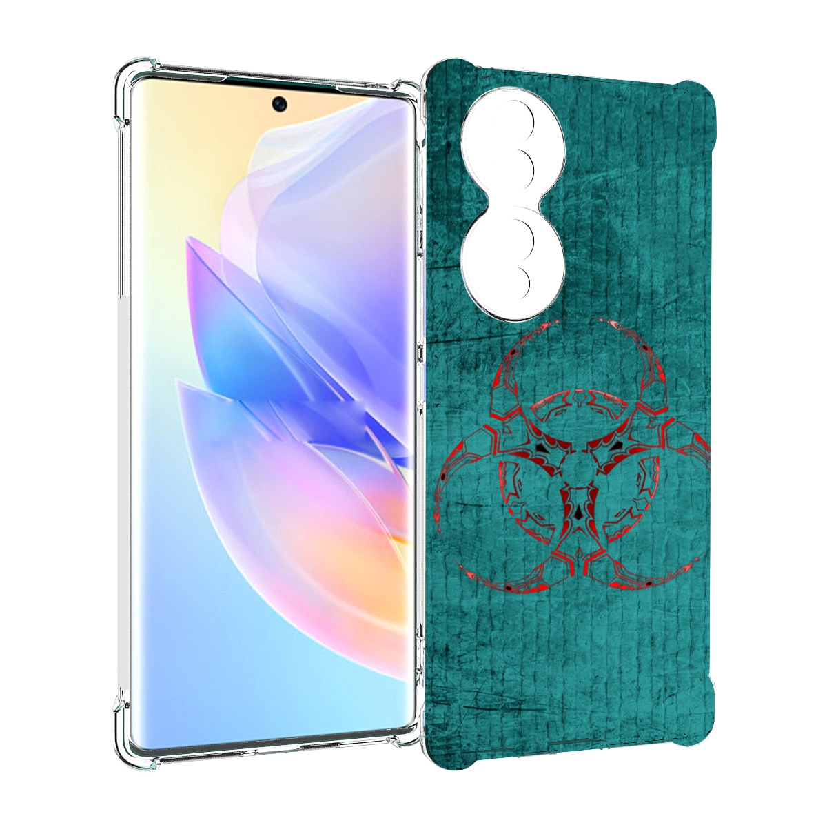 

Чехол MyPads Амбрелла для Honor 70, Прозрачный, Tocco