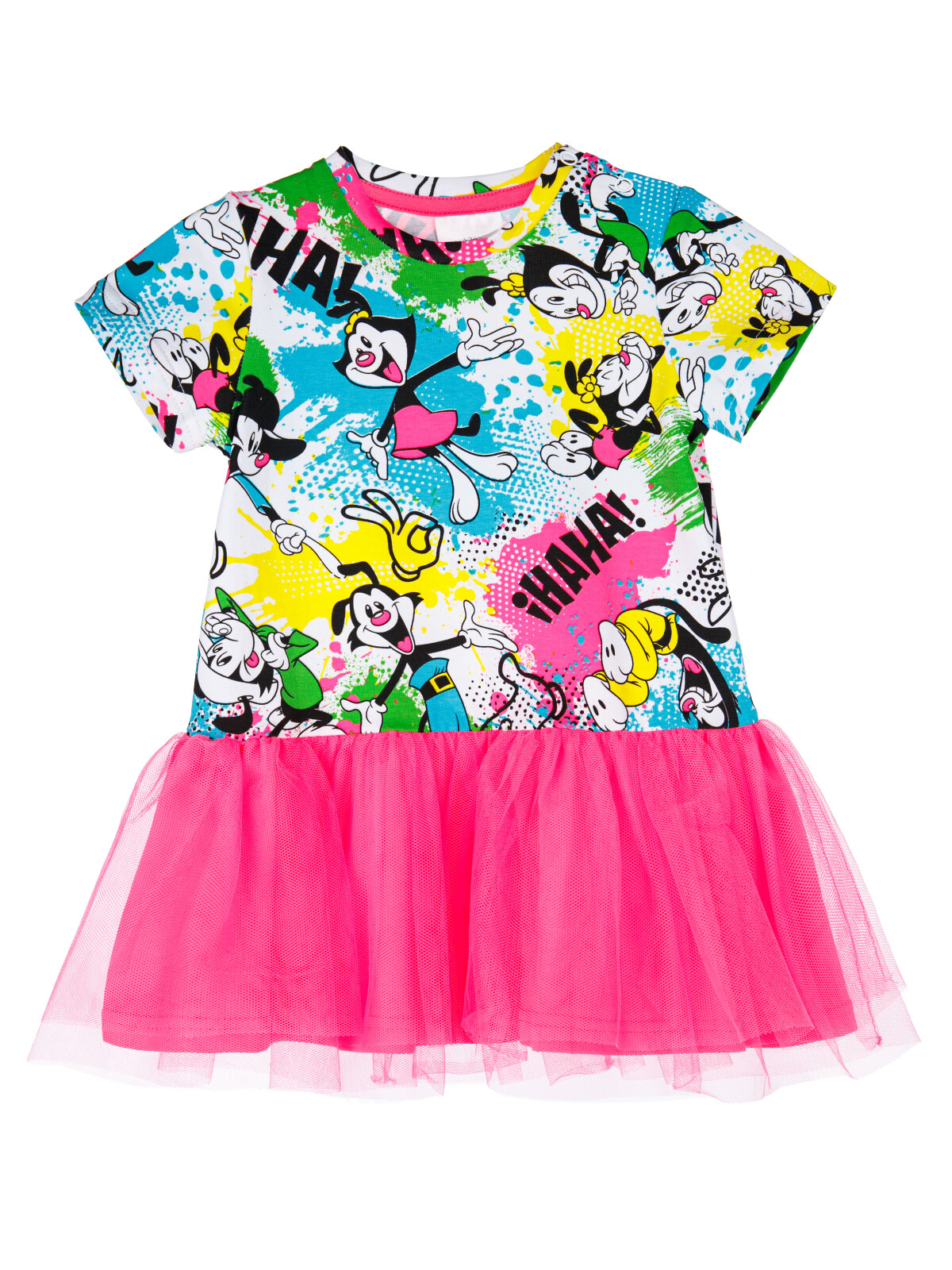 Платье детское PlayToday 12449026, розовый,разноцветный, 86