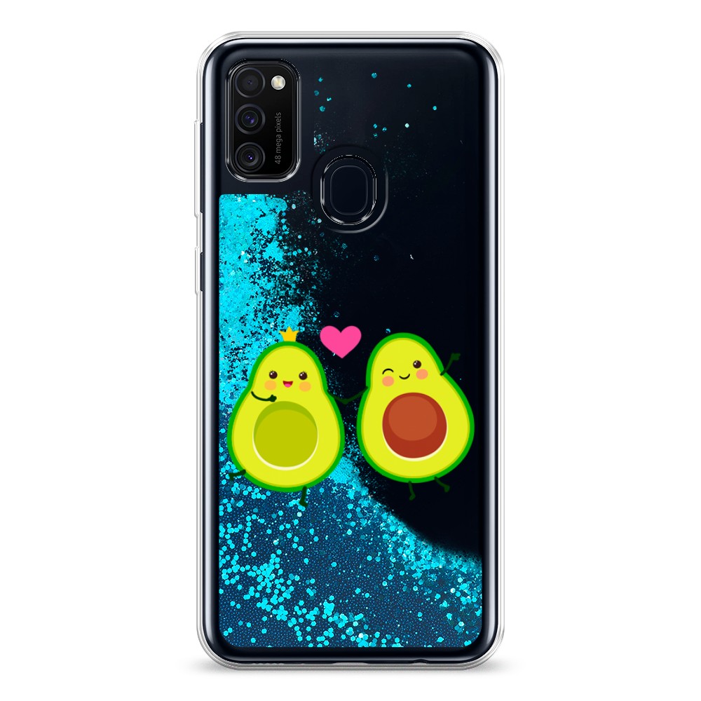 

Жидкий чехол с блестками "Авокадо любят" на Samsung Galaxy M30s, 29893-1