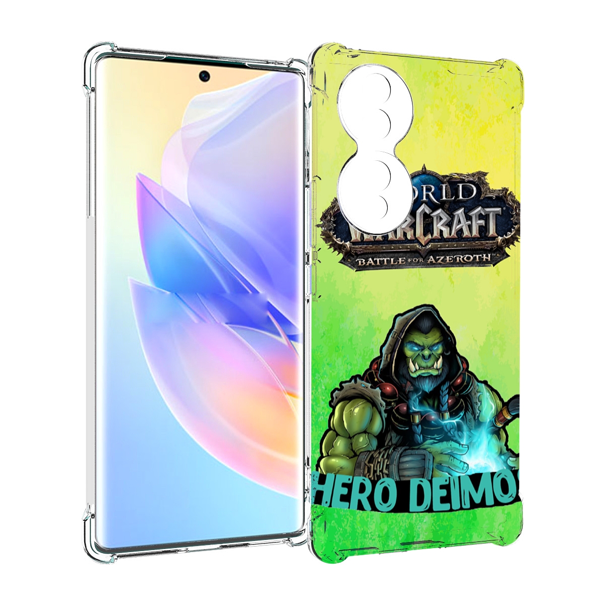 

Чехол MyPads world-of-warcraft мужской для Honor 70, Прозрачный, Tocco