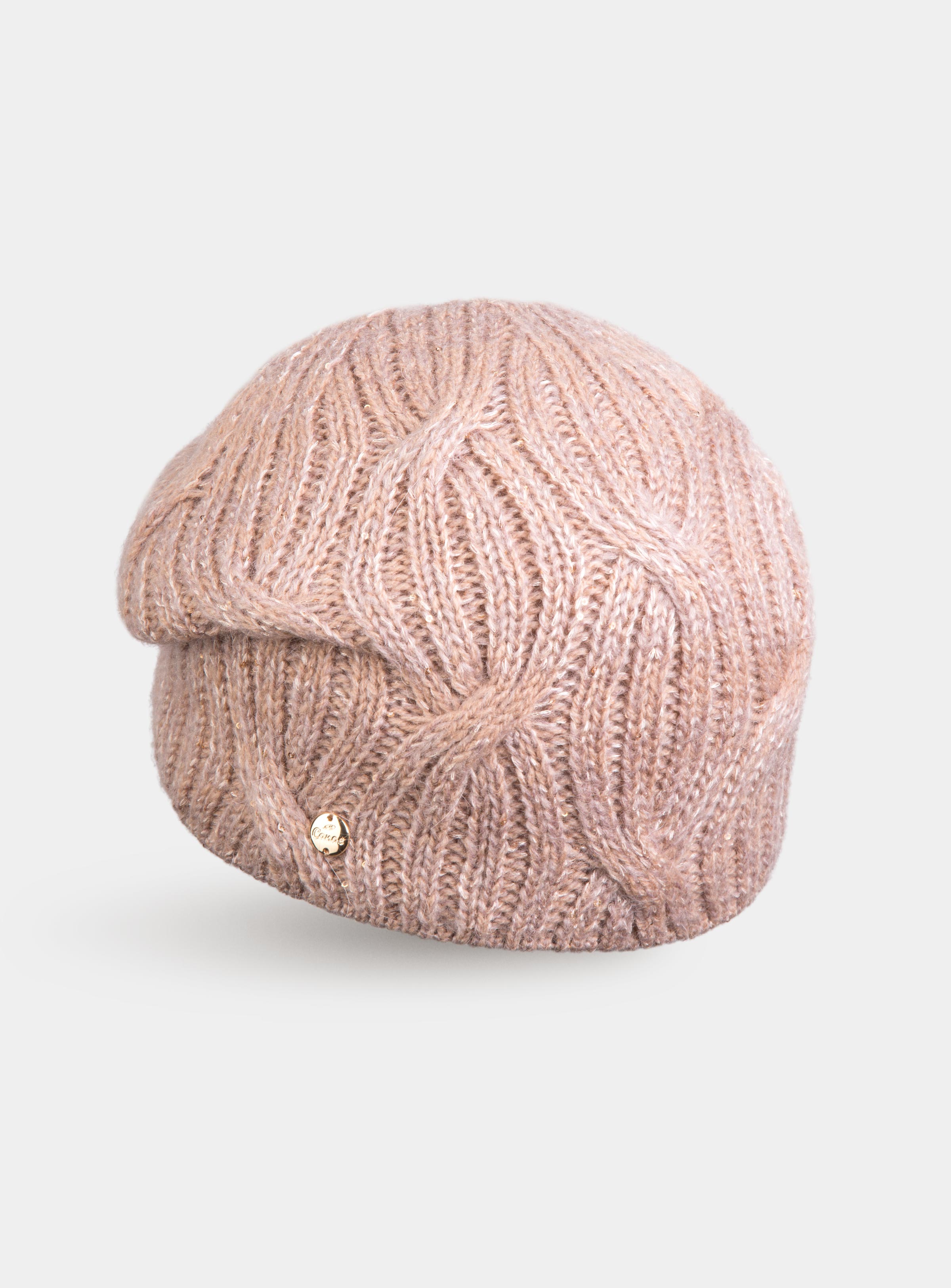 

Шапка бини женская Canoe CAPRI розовая р. 58-59, CAPRI