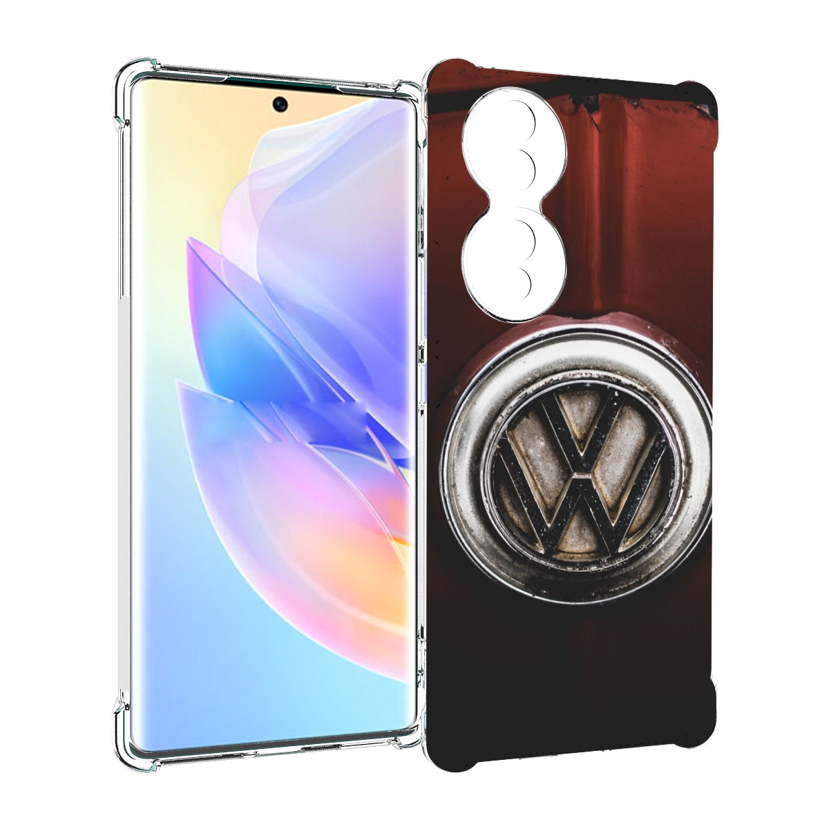 

Чехол MyPads volkswagen 1 мужской для Honor 70, Прозрачный, Tocco