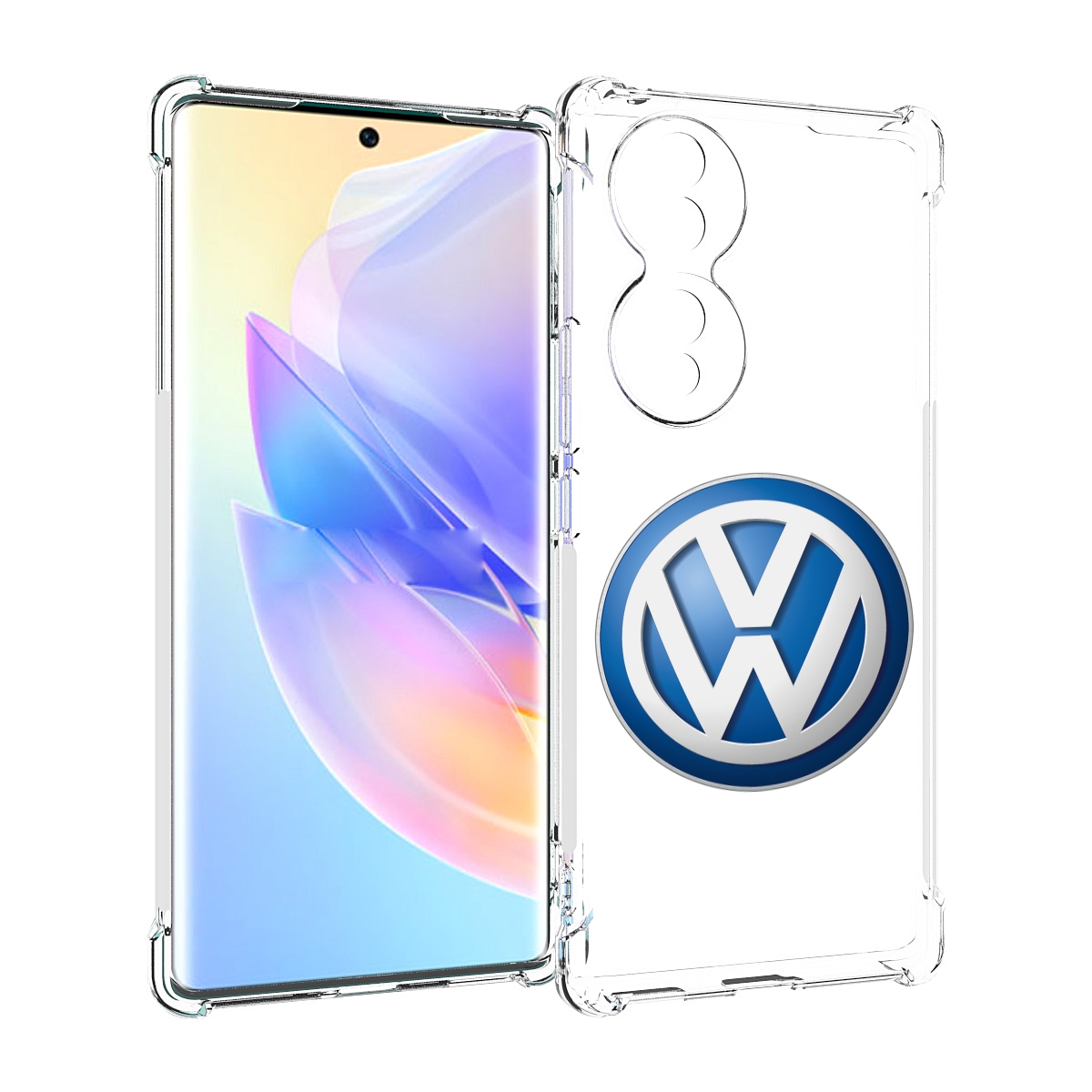 

Чехол MyPads volkswagen мужской для Honor 70, Прозрачный, Tocco