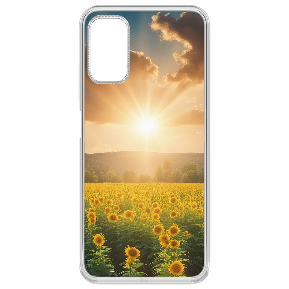 

Чехол-накладка Krutoff Clear Case Солнечно для Poco M3 Pro, Прозрачный