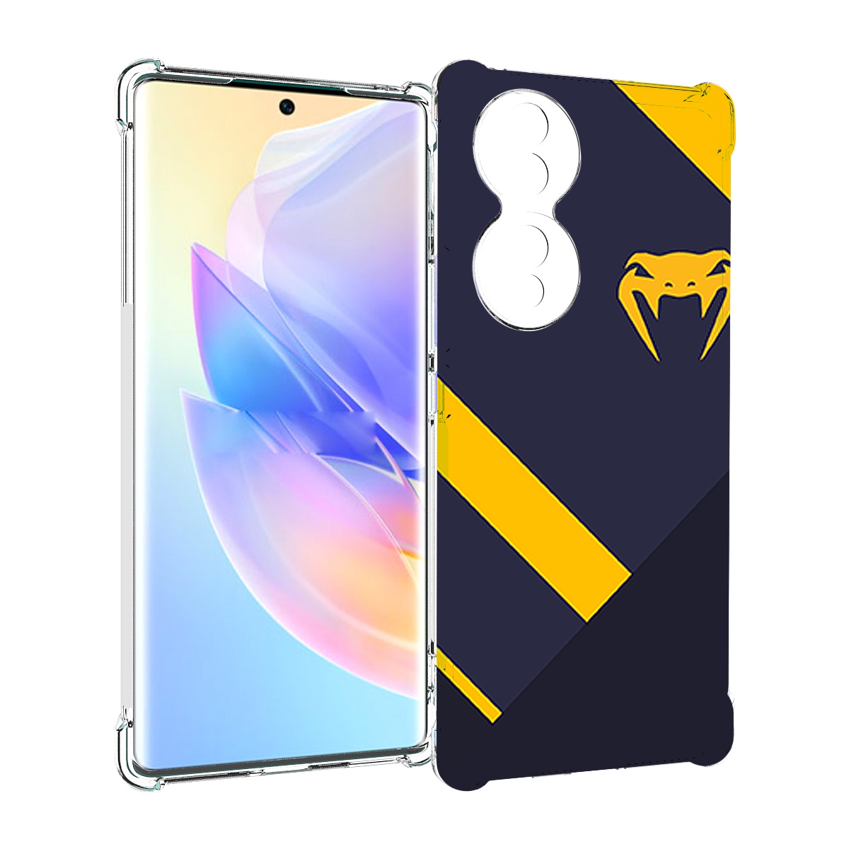 

Чехол MyPads venum мужской для Honor 70, Прозрачный, Tocco