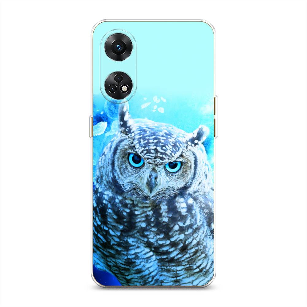 

Чехол Awog на Oppo Reno 8T 4G "Сова арт 7", Синий;голубой, 2513250-1