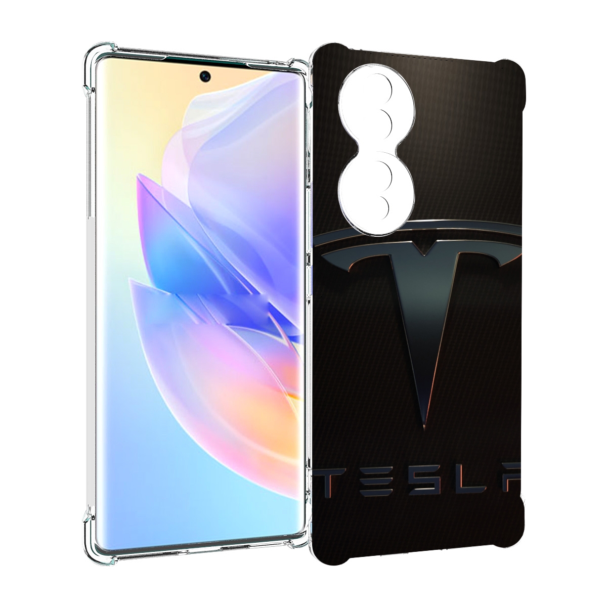 

Чехол MyPads tesla 3 для Honor 70, Прозрачный, Tocco