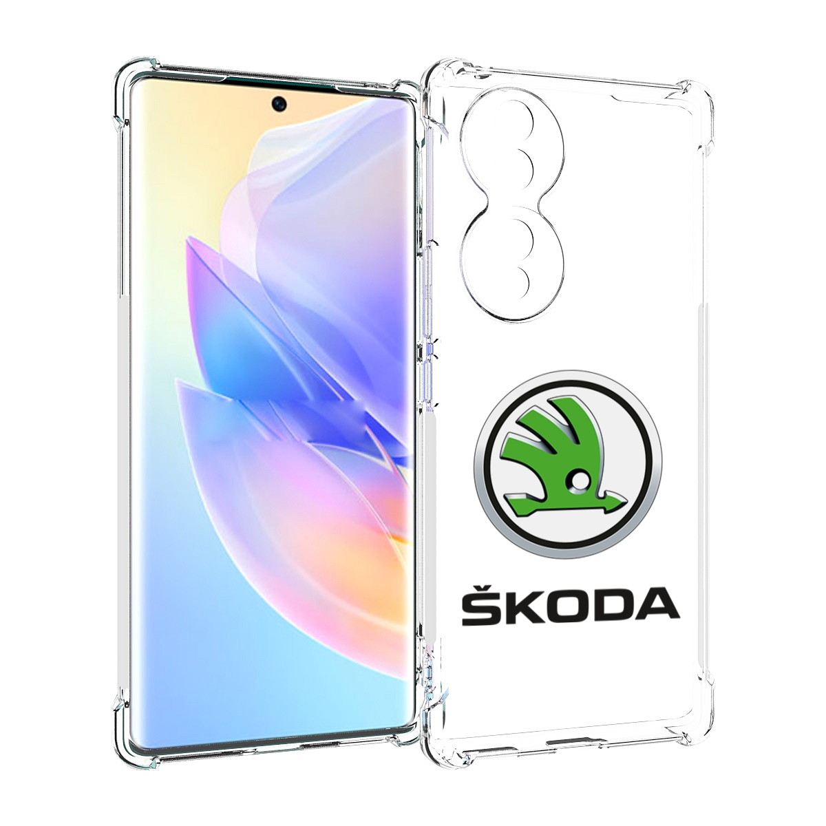 

Чехол MyPads skoda-4 мужской для Honor 70, Прозрачный, Tocco