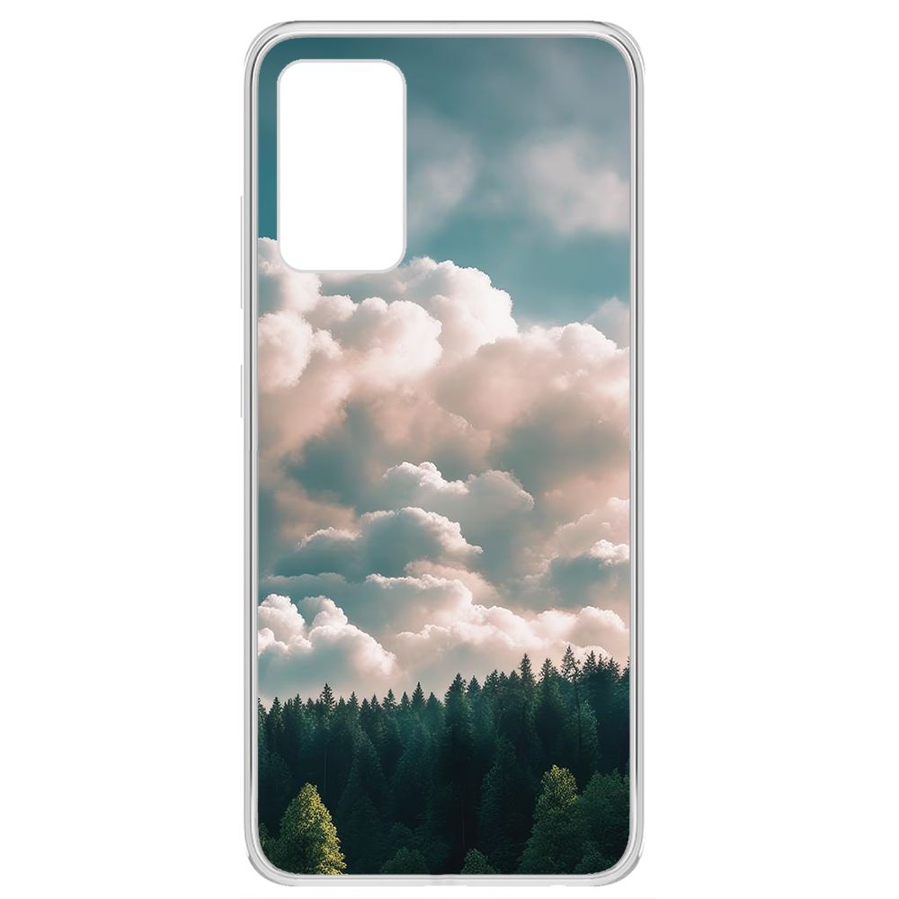

Чехол-накладка Krutoff Clear Case Облачно для Samsung Galaxy A32 (A325), Прозрачный