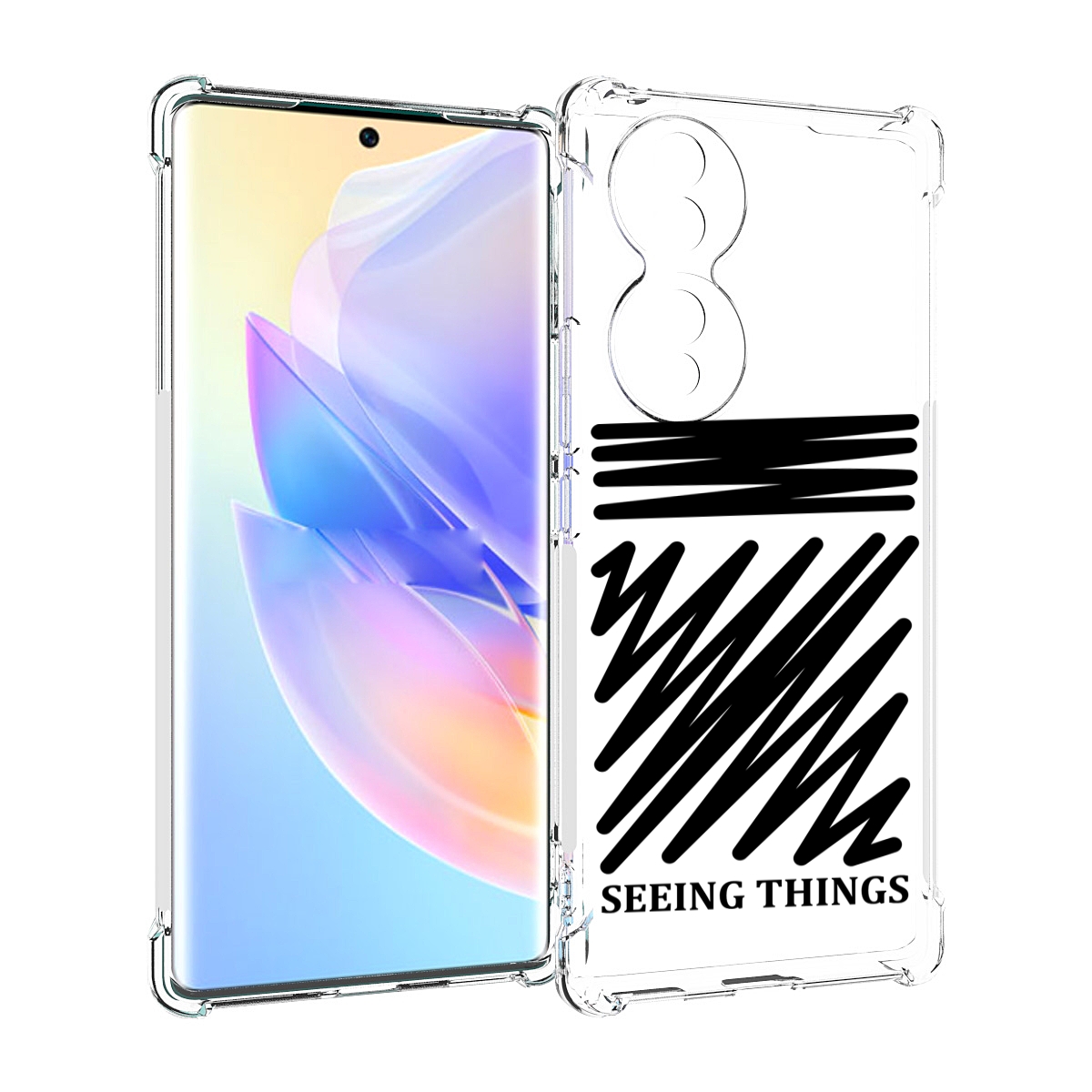 

Чехол MyPads seeing-things для Honor 70, Прозрачный, Tocco