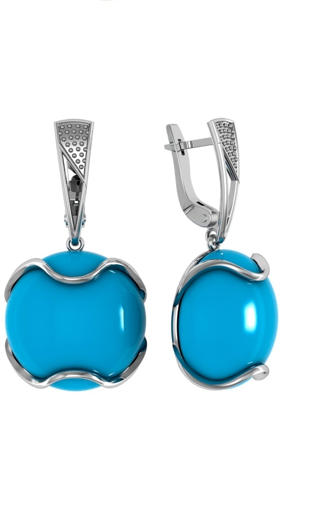 

Серьги женские из серебра ПРИВОЛЖСКИЙ ЮВЕЛИР 361506-AG15, агат, 361506-AG15