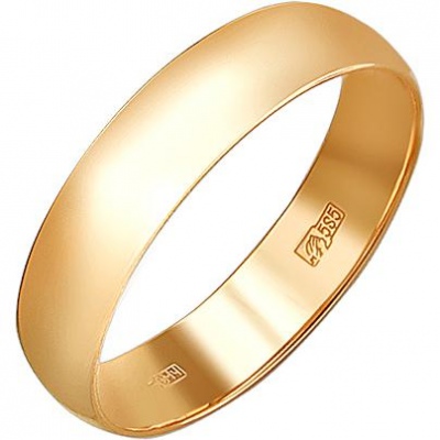 Кольцо из красного золота р. 16 Эстет 01О010381
