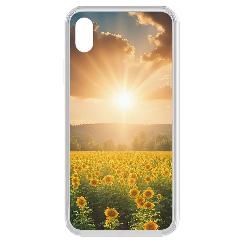 

Чехол-накладка Krutoff Clear Case Солнечно для iPhone XR, Прозрачный