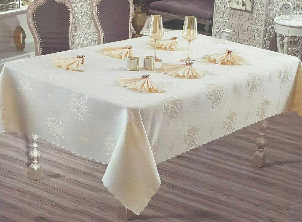

Жаккардовая скатерть Титан, 140*220, 54