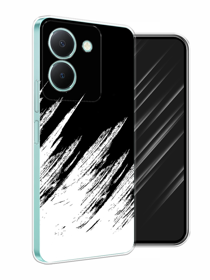 

Чехол Awog на Vivo Y36 "Черно белые брызги", Черный;белый;бежевый, 268950-3