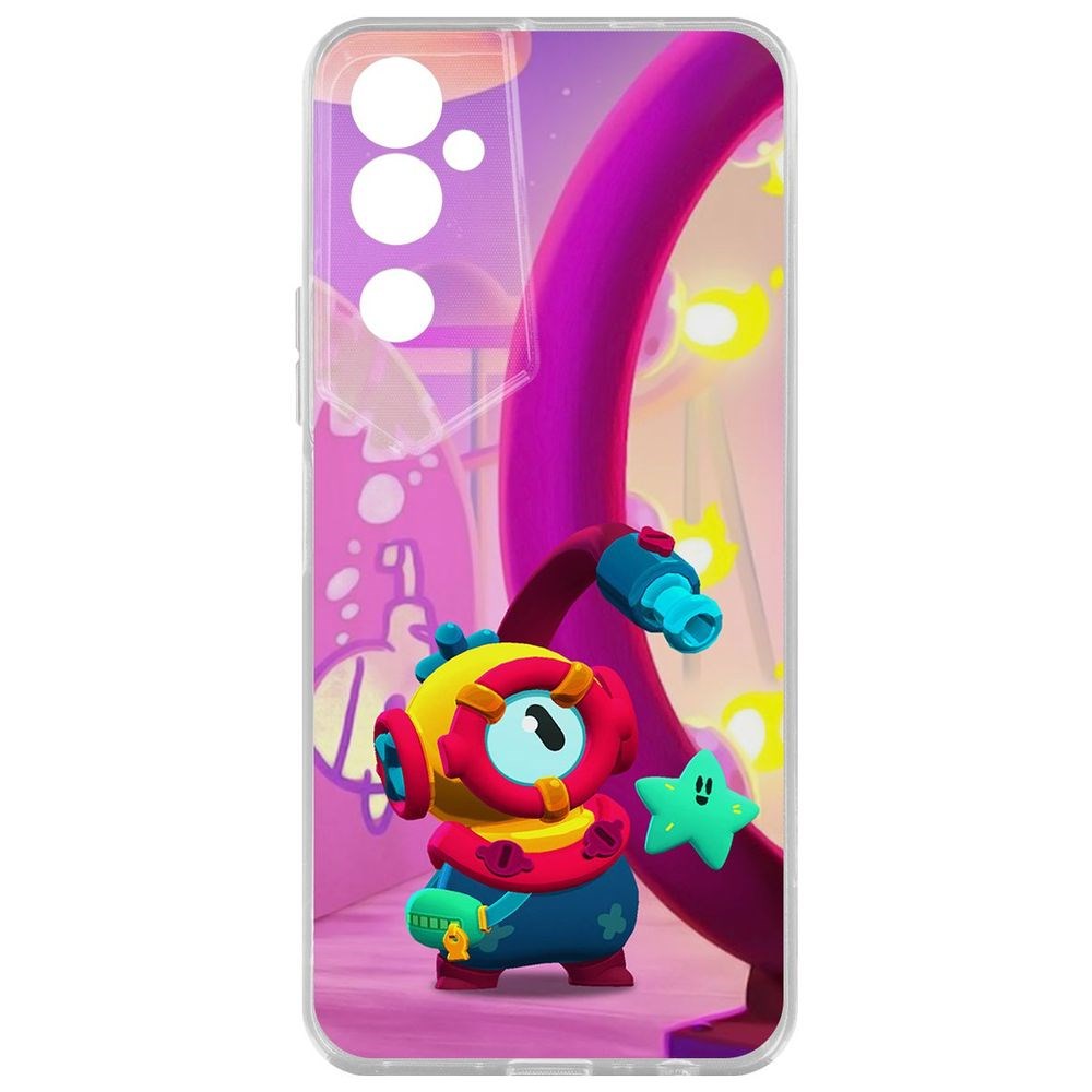 

Чехол Brawl Stars-Отис для Tecno Pova Neo 2, Прозрачный