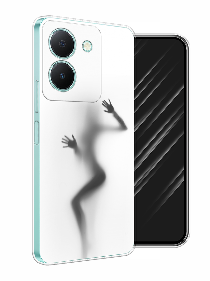 

Чехол Awog на Vivo Y36 "Девушка в душе", Серый;белый;черный, 268950-7
