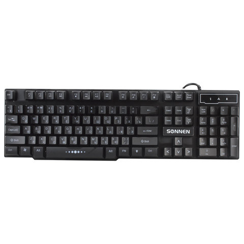 Игровая клавиатура Sonnen KB-7010 Black