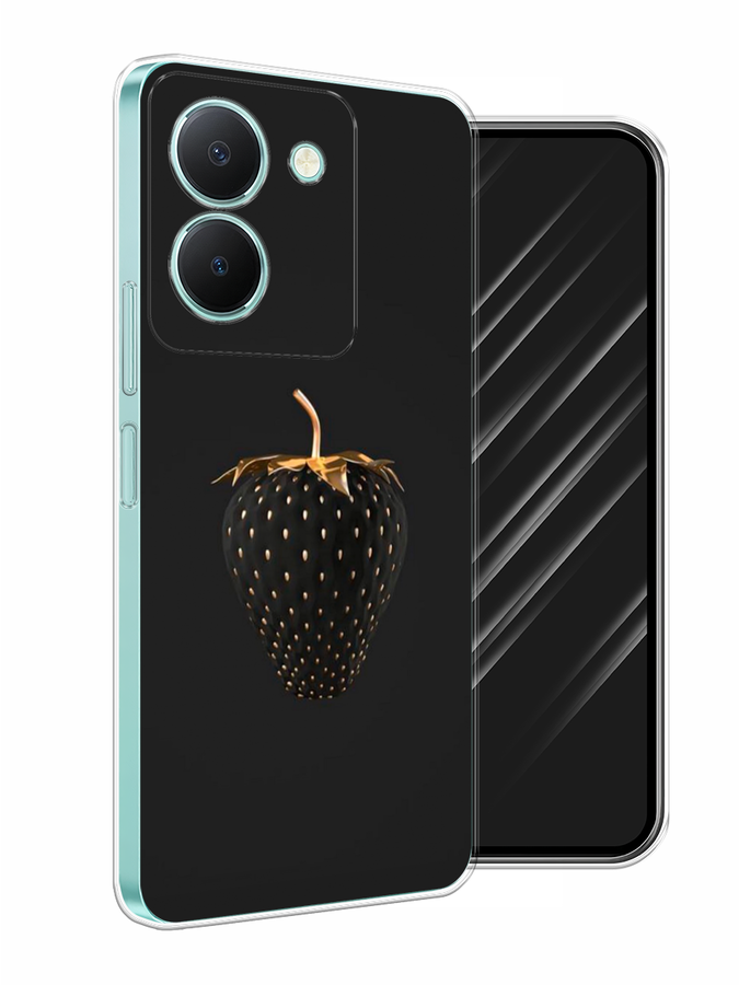 

Чехол Awog на Vivo Y36 "Черно-золотая клубника", Черный;золотистый, 268950-10